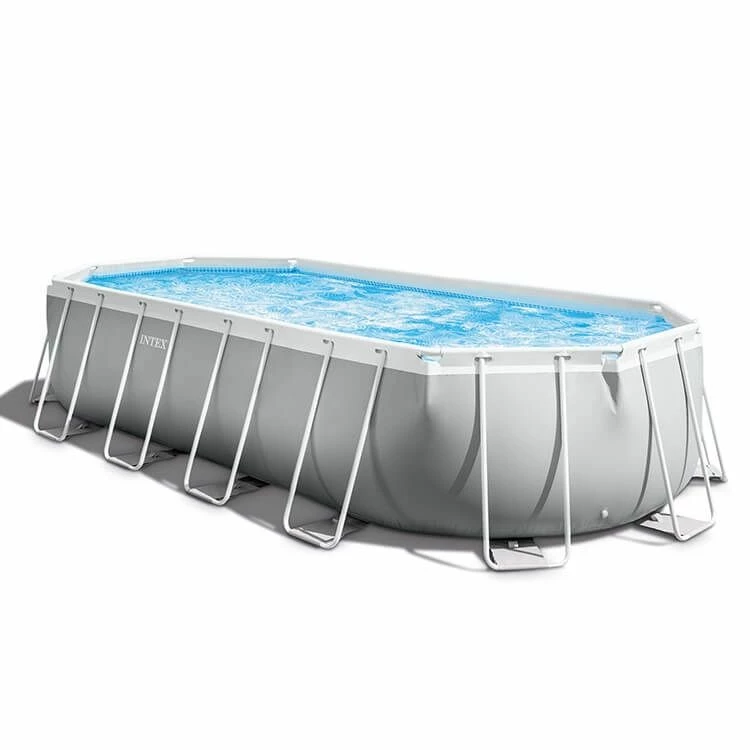 Intex Zwembad 610 X 305 X 122 | Ovaal Prism Frame Met Filterpomp 2 Intex Zwembad 610 X 305 X 122 | Ovaal Prism Frame Met Filterpomp - Afbeelding 2