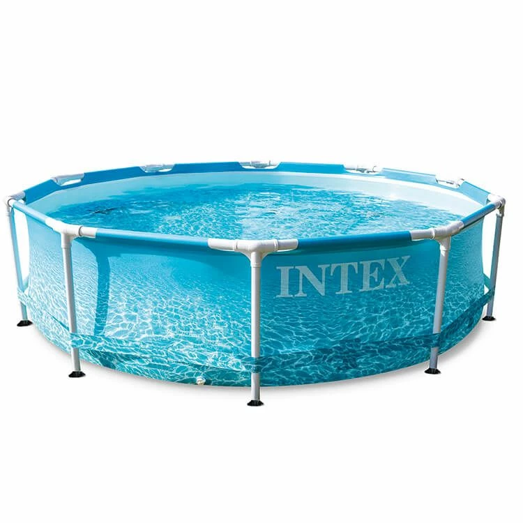 Intex Zwembad Rond 305 X 76 | Beachside Metal Frame 1 Intex Zwembad Rond 305 X 76 | Beachside Metal Frame