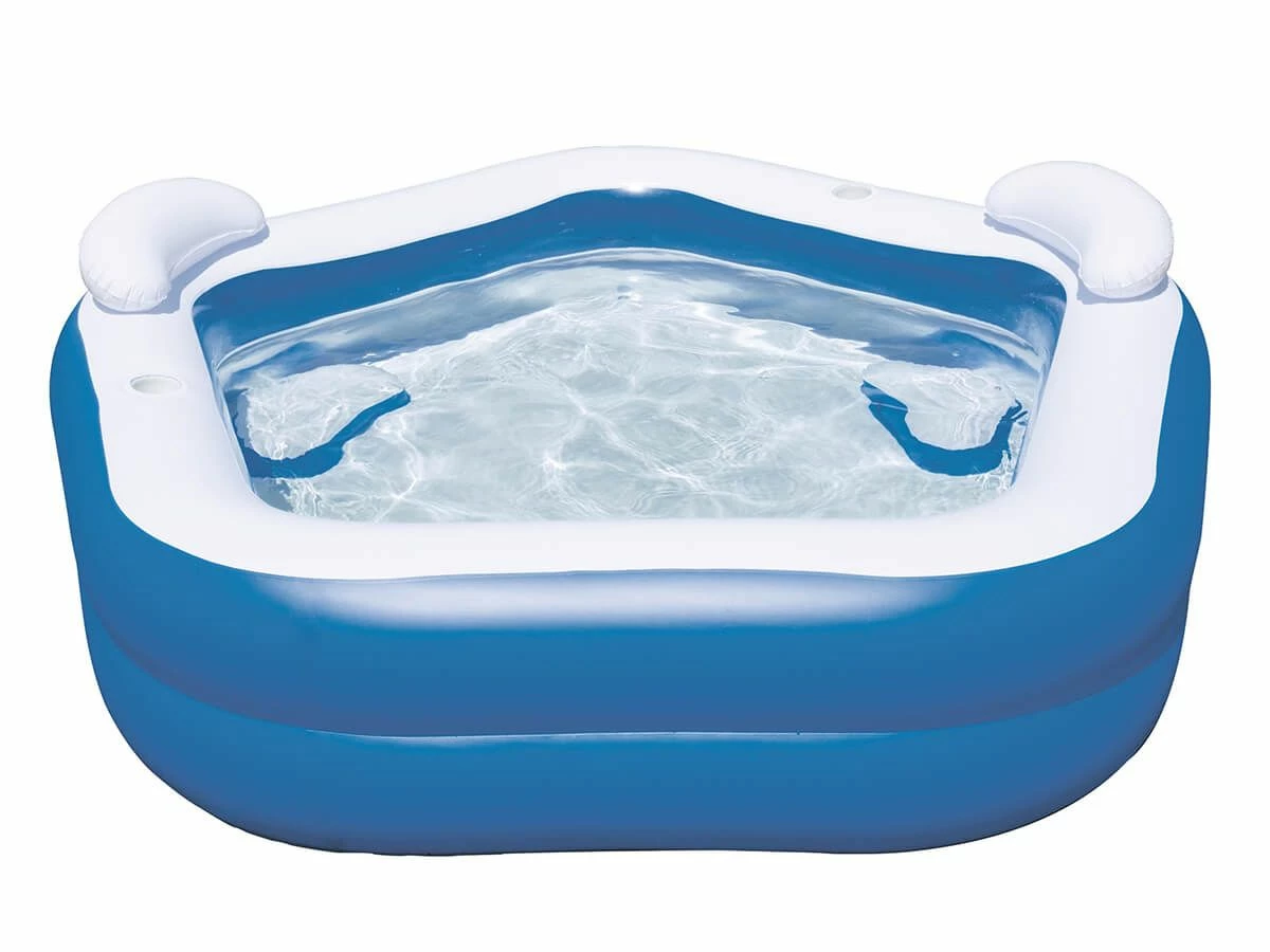 Bestway Zwembad Met Opblaasstoeltjes | Family Fun 2 Bestway Zwembad Met Opblaasstoeltjes | Family Fun - Afbeelding 2