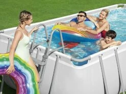 Bestway Zwembad 488 X 244 X 122 Cm | Rechthoekig Power Steel -NL Zwembad Verkoop 56671 4