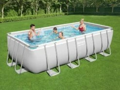 Bestway Zwembad 488 X 244 X 122 Cm | Rechthoekig Power Steel -NL Zwembad Verkoop 56671 5
