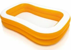 Voorkant 23 Intex Opblaasbaar Zwembad Family Pool Mandarin