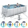 Bestway Zwembad 412 X 201 X 122 Cm | Rechthoekig Power Steel