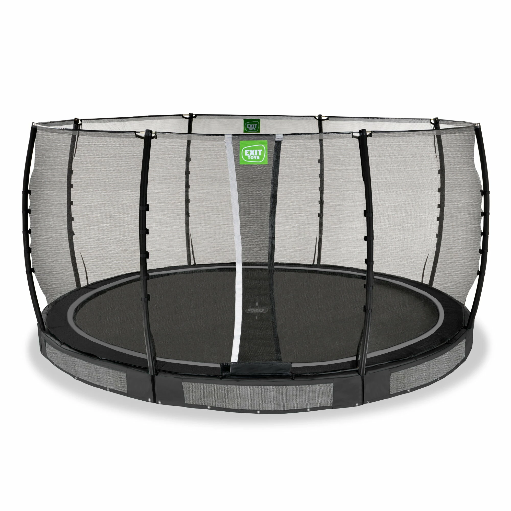 EXIT TOYS EXIT Allure Classic Inground Trampoline ø427cm - Zwart 2 EXIT TOYS EXIT Allure Classic Inground Trampoline ø427cm - Zwart - Afbeelding 2