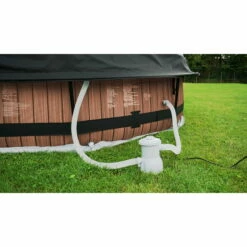 EXIT TOYS EXIT Black Wood Zwembad ø360x76cm Met Filterpomp En Overkapping - Zwart -NL Zwembad Verkoop exit black wood zwembad o360x76cm met filterpomp en overkapping zwart 13