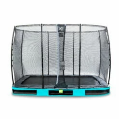 EXIT TOYS EXIT Elegant Inground Trampoline 214x366cm Met Economy Veiligheidsnet - Blauw