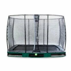EXIT TOYS EXIT Elegant Inground Trampoline 214x366cm Met Economy Veiligheidsnet - Groen