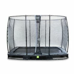 EXIT TOYS EXIT Elegant Inground Trampoline 214x366cm Met Economy Veiligheidsnet - Zwart