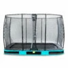 EXIT TOYS EXIT Elegant Inground Trampoline 244x427cm Met Economy Veiligheidsnet - Blauw