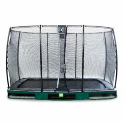 EXIT TOYS EXIT Elegant Inground Trampoline 244x427cm Met Economy Veiligheidsnet - Groen