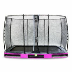 EXIT TOYS EXIT Elegant Inground Trampoline 244x427cm Met Economy Veiligheidsnet - Paars