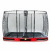 EXIT TOYS EXIT Elegant Inground Trampoline 244x427cm Met Economy Veiligheidsnet - Rood