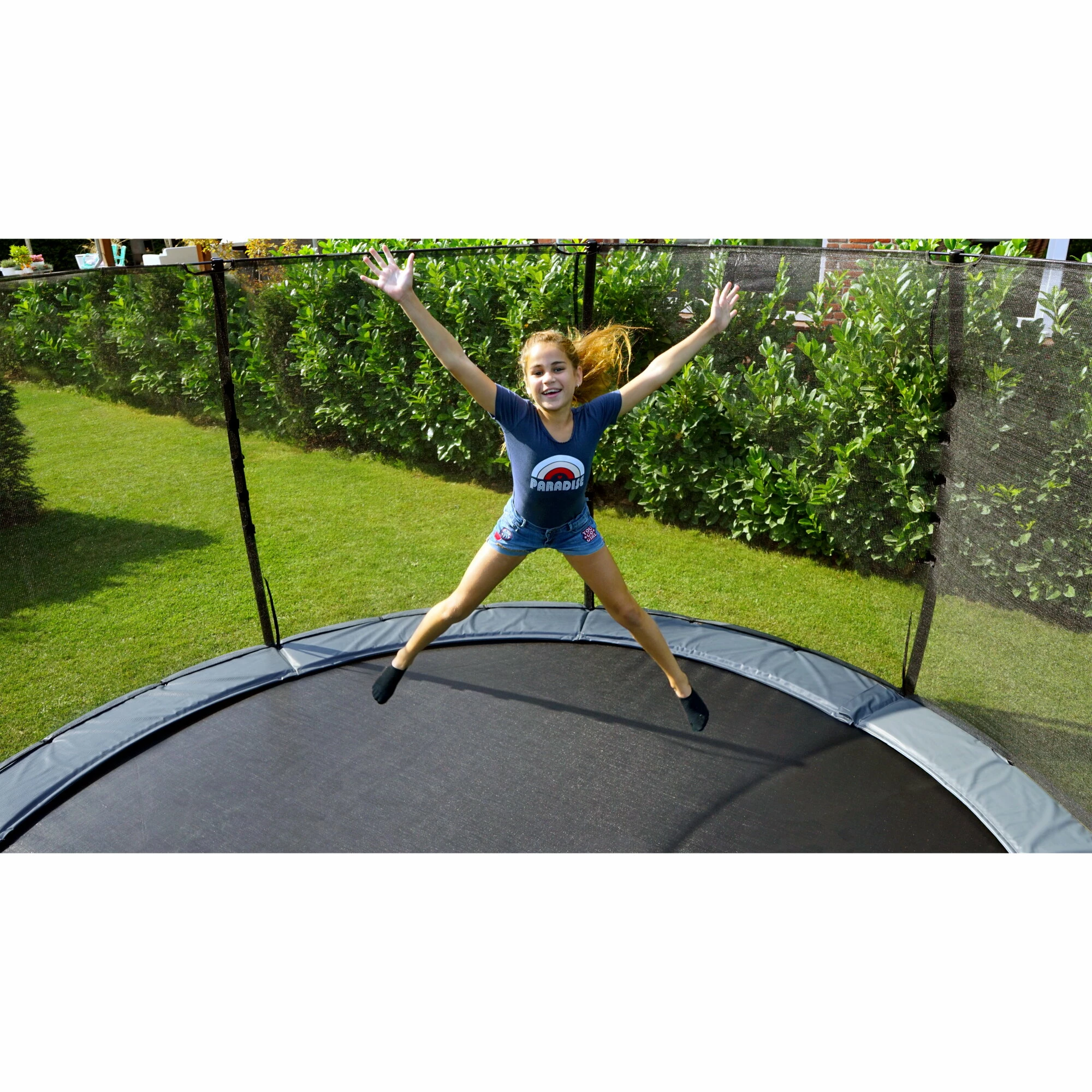 EXIT TOYS EXIT Elegant Inground Trampoline ø305cm Met Economy Veiligheidsnet - Groen 12 EXIT TOYS EXIT Elegant Inground Trampoline ø305cm Met Economy Veiligheidsnet - Groen - Afbeelding 12