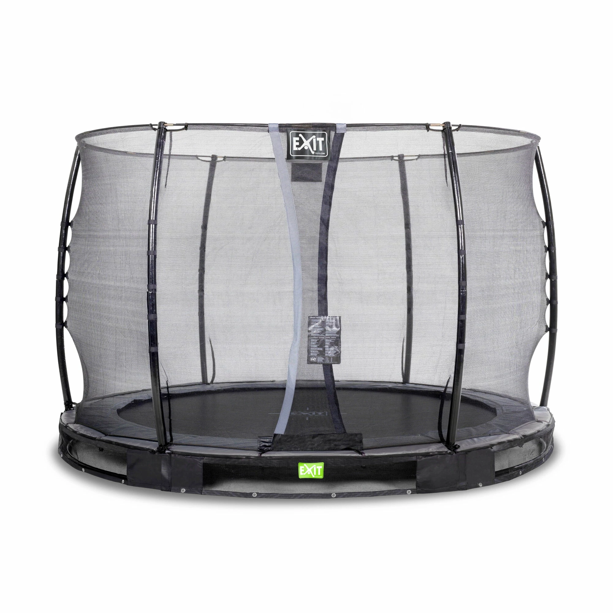 EXIT TOYS EXIT Elegant Inground Trampoline ø305cm Met Economy Veiligheidsnet - Zwart 1 EXIT TOYS EXIT Elegant Inground Trampoline ø305cm Met Economy Veiligheidsnet - Zwart