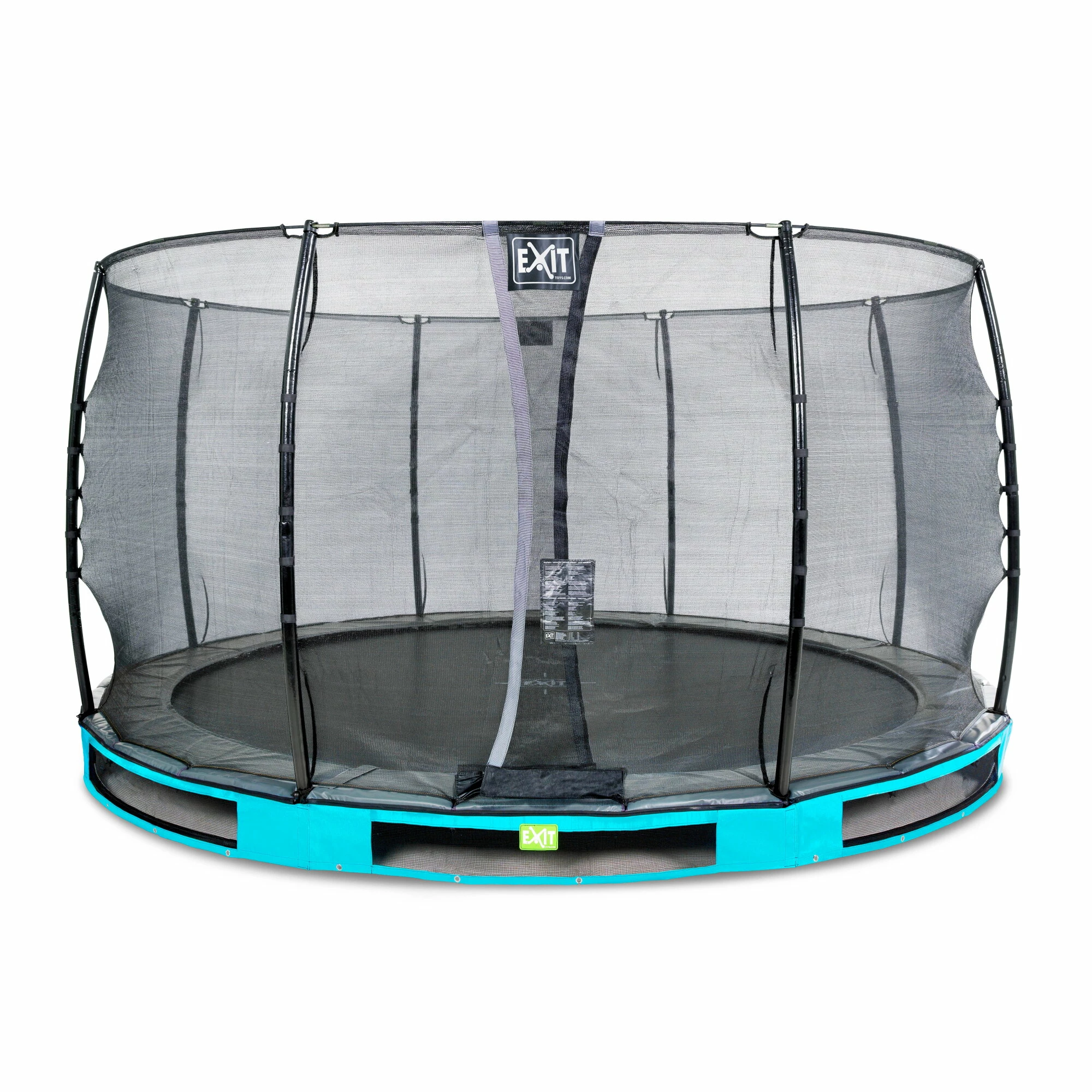 EXIT TOYS EXIT Elegant Inground Trampoline ø366cm Met Economy Veiligheidsnet - Blauw 1 EXIT TOYS EXIT Elegant Inground Trampoline ø366cm Met Economy Veiligheidsnet - Blauw