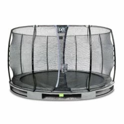 EXIT TOYS EXIT Elegant Inground Trampoline ø366cm Met Economy Veiligheidsnet - Grijs