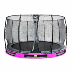 EXIT TOYS EXIT Elegant Inground Trampoline ø366cm Met Economy Veiligheidsnet - Paars