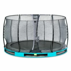 EXIT TOYS EXIT Elegant Inground Trampoline ø427cm Met Economy Veiligheidsnet - Blauw