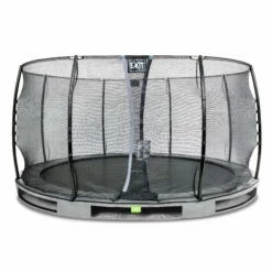 EXIT TOYS EXIT Elegant Inground Trampoline ø427cm Met Economy Veiligheidsnet - Grijs