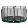 EXIT TOYS EXIT Elegant Inground Trampoline ø427cm Met Economy Veiligheidsnet - Groen
