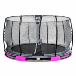 EXIT TOYS EXIT Elegant Inground Trampoline ø427cm Met Economy Veiligheidsnet - Paars