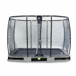 EXIT TOYS EXIT Elegant Premium Inground Trampoline 214x366cm Met Deluxe Veiligheidsnet - Grijs