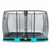 EXIT TOYS EXIT Elegant Premium Inground Trampoline 244x427cm Met Deluxe Veiligheidsnet - Blauw