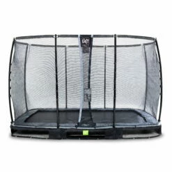 EXIT TOYS EXIT Elegant Premium Inground Trampoline 244x427cm Met Deluxe Veiligheidsnet - Zwart