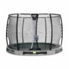 EXIT TOYS EXIT Elegant Premium Inground Trampoline ø305cm Met Deluxe Veiligheidsnet - Grijs