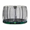 EXIT TOYS EXIT Elegant Premium Inground Trampoline ø305cm Met Deluxe Veiligheidsnet - Groen