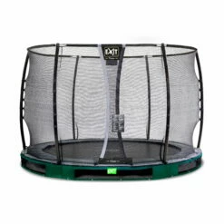 EXIT TOYS EXIT Elegant Premium Inground Trampoline ø305cm Met Deluxe Veiligheidsnet - Groen