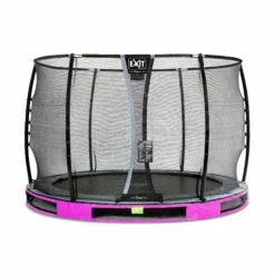 EXIT TOYS EXIT Elegant Premium Inground Trampoline ø305cm Met Deluxe Veiligheidsnet - Paars