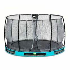 EXIT TOYS EXIT Elegant Premium Inground Trampoline ø366cm Met Deluxe Veiligheidsnet - Blauw