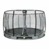 EXIT TOYS EXIT Elegant Premium Inground Trampoline ø366cm Met Deluxe Veiligheidsnet - Grijs