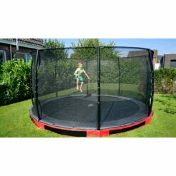 EXIT TOYS EXIT Elegant Premium Inground Trampoline ø366cm Met Deluxe Veiligheidsnet - Rood -NL Zwembad Verkoop exit elegant premium inground trampoline o366cm met deluxe veiligheidsnet rood 12