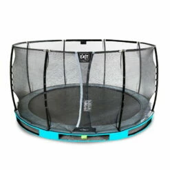EXIT TOYS EXIT Elegant Premium Inground Trampoline ø427cm Met Deluxe Veiligheidsnet - Blauw -NL Zwembad Verkoop exit elegant premium inground trampoline o427cm met deluxe veiligheidsnet blauw 1
