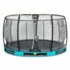 EXIT TOYS EXIT Elegant Premium Inground Trampoline ø427cm Met Deluxe Veiligheidsnet - Blauw