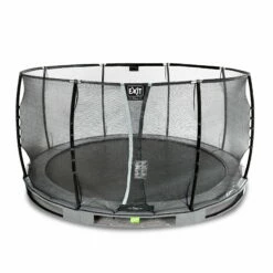 EXIT TOYS EXIT Elegant Premium Inground Trampoline ø427cm Met Deluxe Veiligheidsnet - Grijs -NL Zwembad Verkoop exit elegant premium inground trampoline o427cm met deluxe veiligheidsnet grijs 1