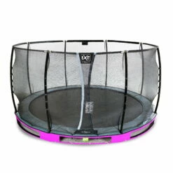 EXIT TOYS EXIT Elegant Premium Inground Trampoline ø427cm Met Deluxe Veiligheidsnet - Paars -NL Zwembad Verkoop exit elegant premium inground trampoline o427cm met deluxe veiligheidsnet paars 1