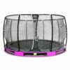 EXIT TOYS EXIT Elegant Premium Inground Trampoline ø427cm Met Deluxe Veiligheidsnet - Paars