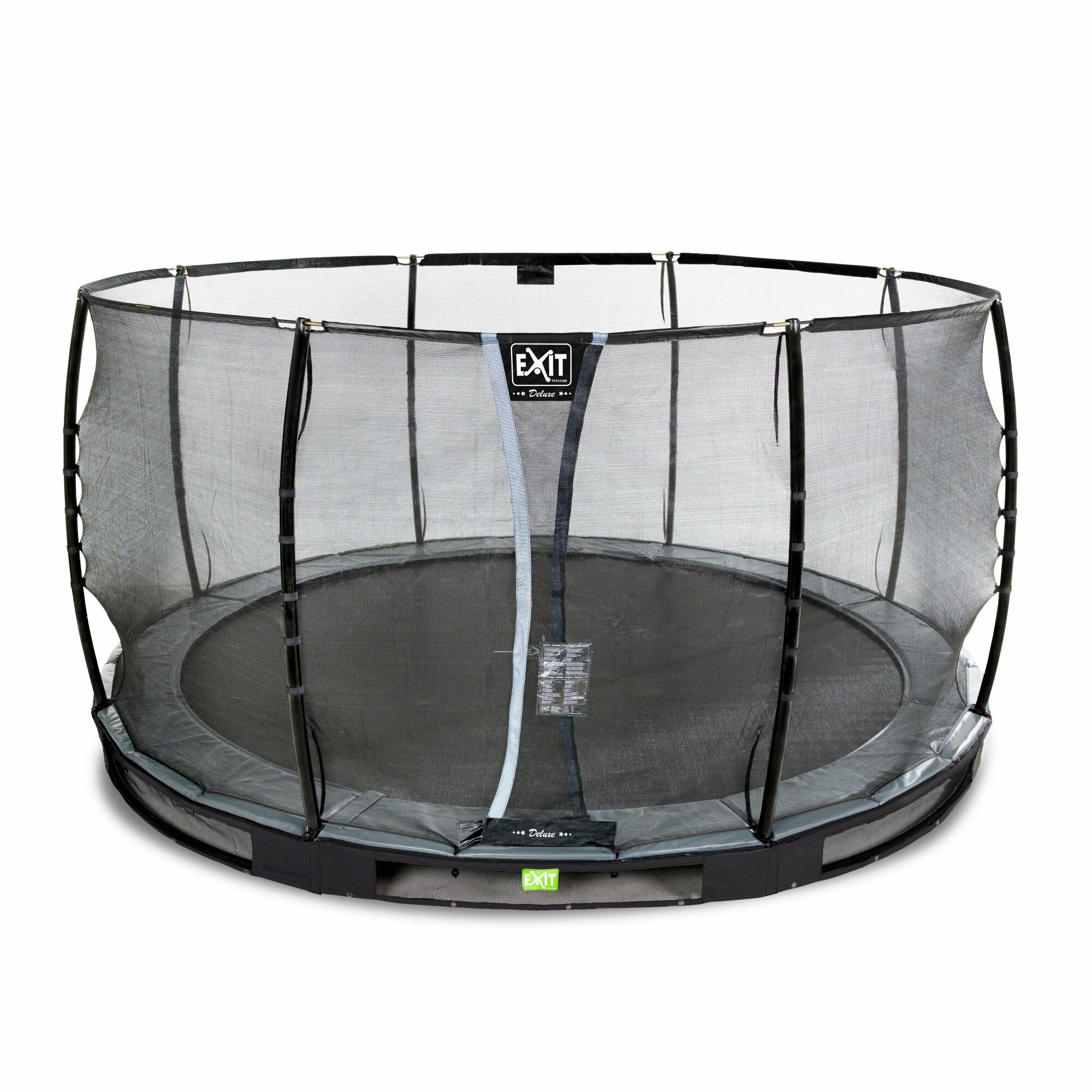 EXIT TOYS EXIT Elegant Premium Inground Trampoline ø427cm Met Deluxe Veiligheidsnet - Zwart 2 EXIT TOYS EXIT Elegant Premium Inground Trampoline ø427cm Met Deluxe Veiligheidsnet - Zwart - Afbeelding 2