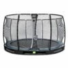 EXIT TOYS EXIT Elegant Premium Inground Trampoline ø427cm Met Deluxe Veiligheidsnet - Zwart