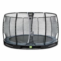 EXIT TOYS EXIT Elegant Premium Inground Trampoline ø427cm Met Deluxe Veiligheidsnet - Zwart