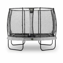 EXIT TOYS EXIT Elegant Premium Trampoline 214x366cm Met Deluxe Veiligheidsnet - Grijs