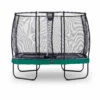 EXIT TOYS EXIT Elegant Premium Trampoline 214x366cm Met Deluxe Veiligheidsnet - Groen