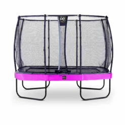 EXIT TOYS EXIT Elegant Premium Trampoline 214x366cm Met Deluxe Veiligheidsnet - Paars