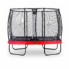 EXIT TOYS EXIT Elegant Premium Trampoline 214x366cm Met Deluxe Veiligheidsnet - Rood