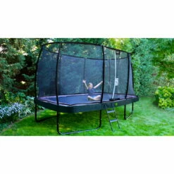 EXIT TOYS EXIT Elegant Premium Trampoline 214x366cm Met Deluxe Veiligheidsnet - Zwart 23 EXIT TOYS EXIT Elegant Premium Trampoline 214x366cm Met Deluxe Veiligheidsnet - Zwart -NL Zwembad Verkoop exit elegant premium trampoline 214x366cm met deluxe veiligheidsnet zwart 10