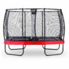EXIT TOYS EXIT Elegant Premium Trampoline 244x427cm Met Deluxe Veiligheidsnet - Rood
