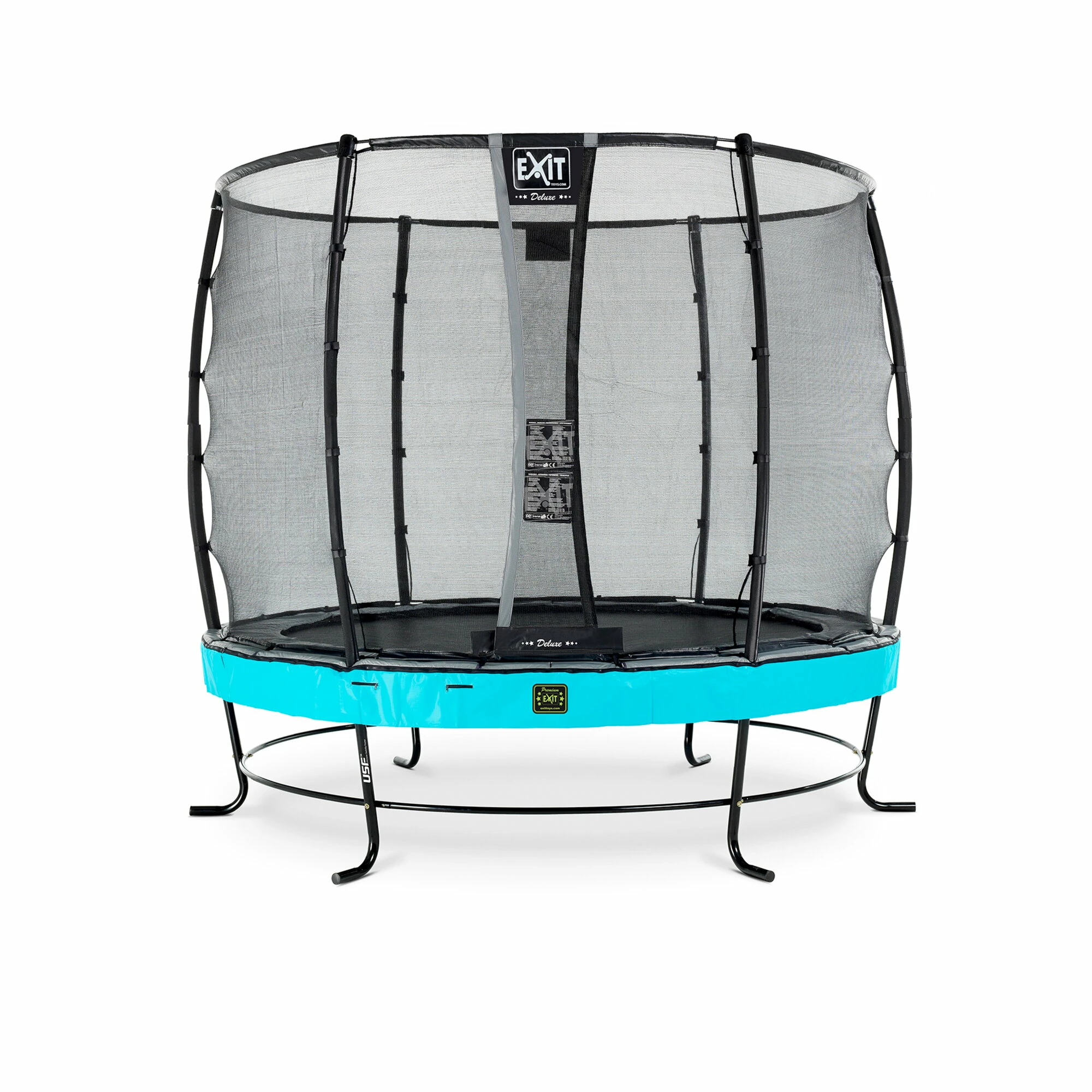 EXIT TOYS EXIT Elegant Premium Trampoline ø253cm Met Deluxe Veiligheidsnet - Blauw 1 EXIT TOYS EXIT Elegant Premium Trampoline ø253cm Met Deluxe Veiligheidsnet - Blauw